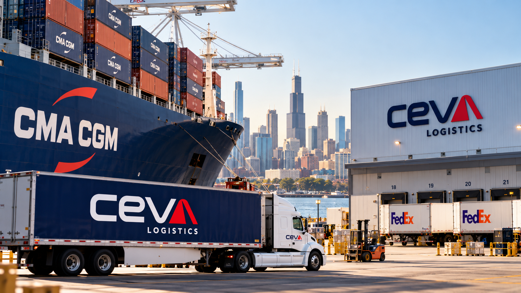 CMA CGM closes $1.4bn FedEx Supply Chain deal to expand CEVA in North America