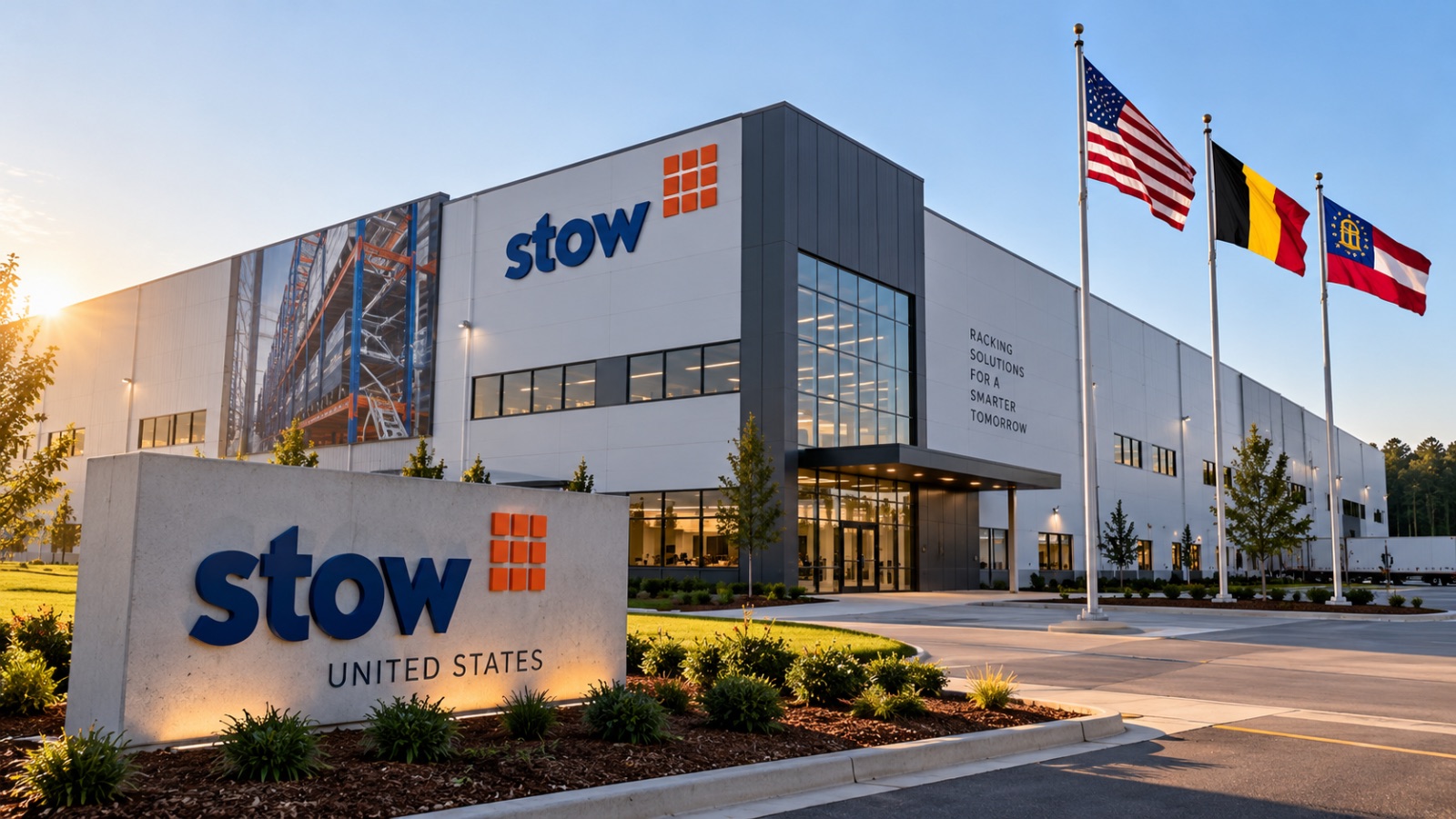 Belgium’s stow opens first US factory in Georgia, targeting shorter lead times
